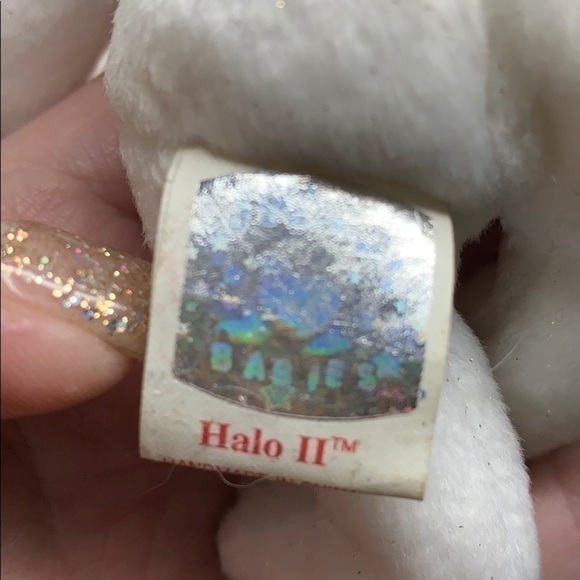 Ty Jingle Beanies Halo II Angel Bear - Picture 8 of 9